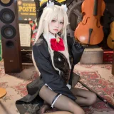 九柒喵《蔚蓝档案 笑面教授兔女郎》写真图集 36P｜在线预览与图包下载