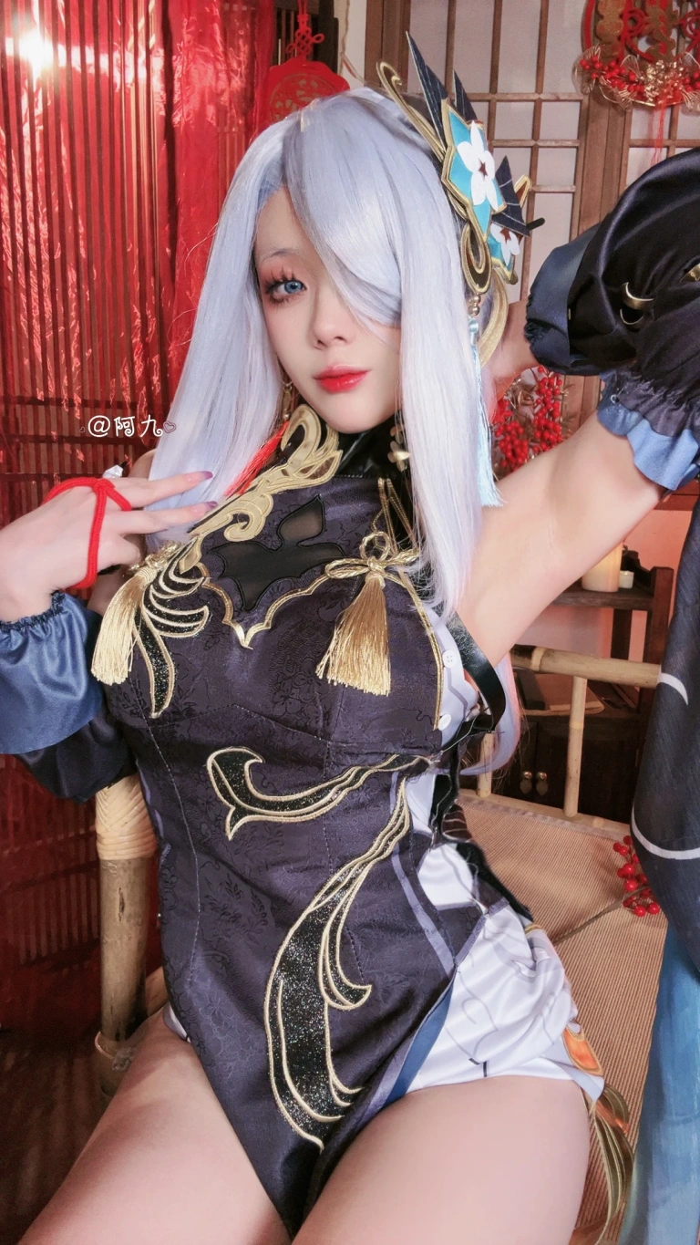 九言《原神新春 申鹤旗袍 海灯节 单人》写真图集 43P+15V｜在线预览与图包下载