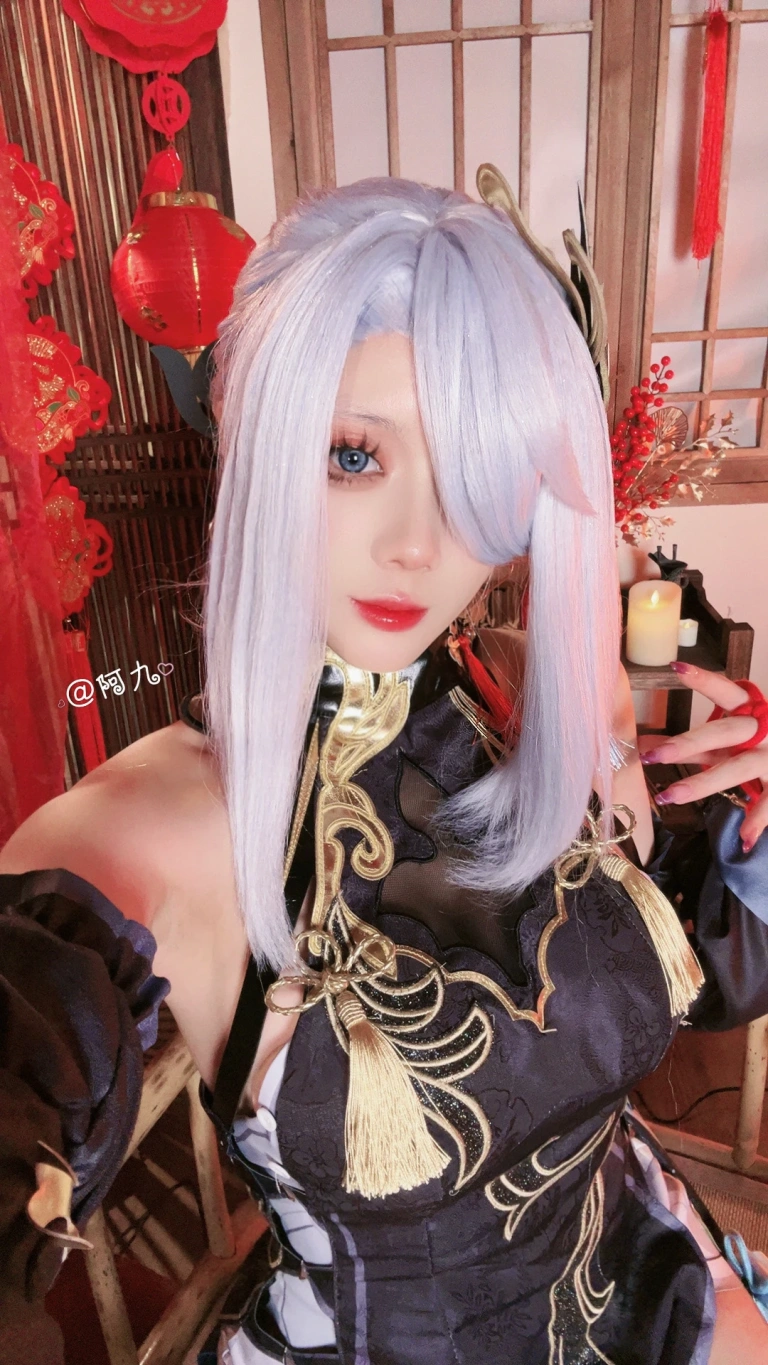九言《原神新春 申鹤旗袍 海灯节 单人》写真图集 43P+15V｜在线预览与图包下载