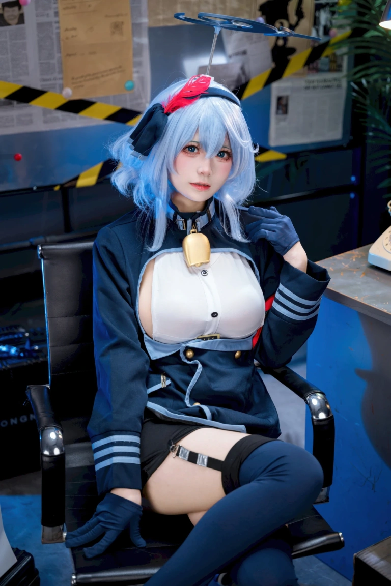 九柒喵《蔚蓝档案 天雨亚子》写真图集 46P｜在线预览与图包下载