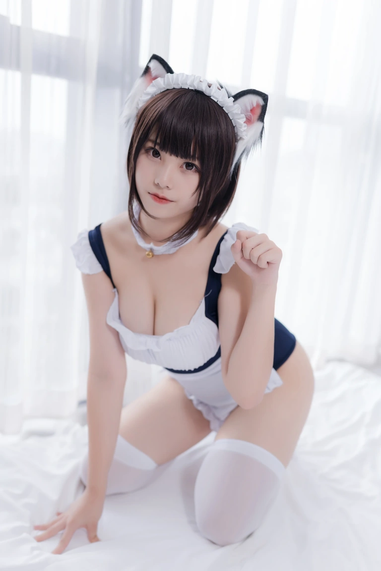 蜜汁猫裘《女仆兽耳娘》写真图集 71P｜在线预览与图包下载