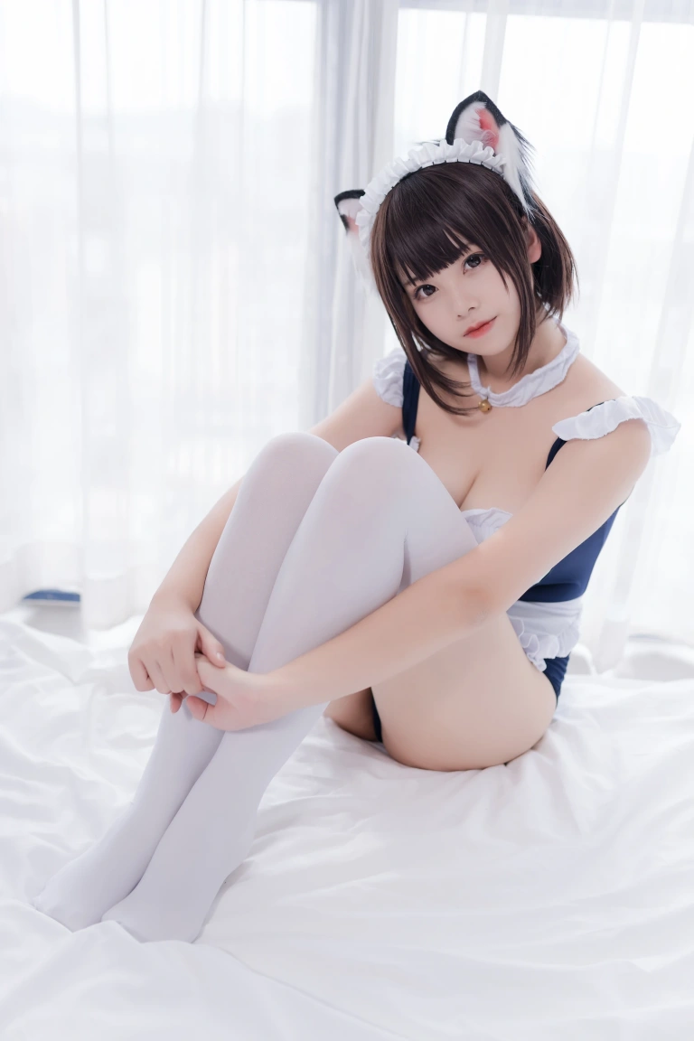 蜜汁猫裘《女仆兽耳娘》写真图集 71P｜在线预览与图包下载