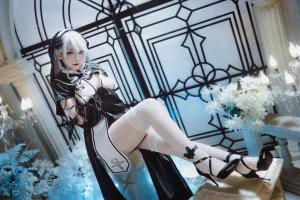 宮本桜《碧蓝航线 阿尔及利亚Meta》写真图集 21P｜在线预览与图包下载