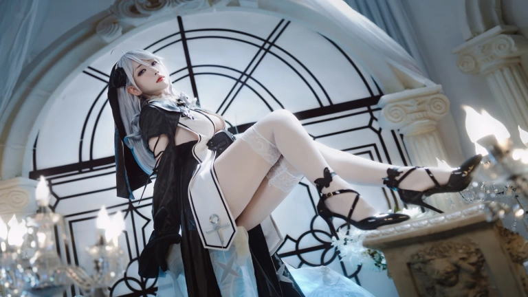 宮本桜《碧蓝航线 阿尔及利亚Meta》写真图集 21P｜在线预览与图包下载