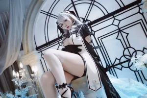 宮本桜《碧蓝航线 阿尔及利亚Meta》写真图集 21P｜在线预览与图包下载
