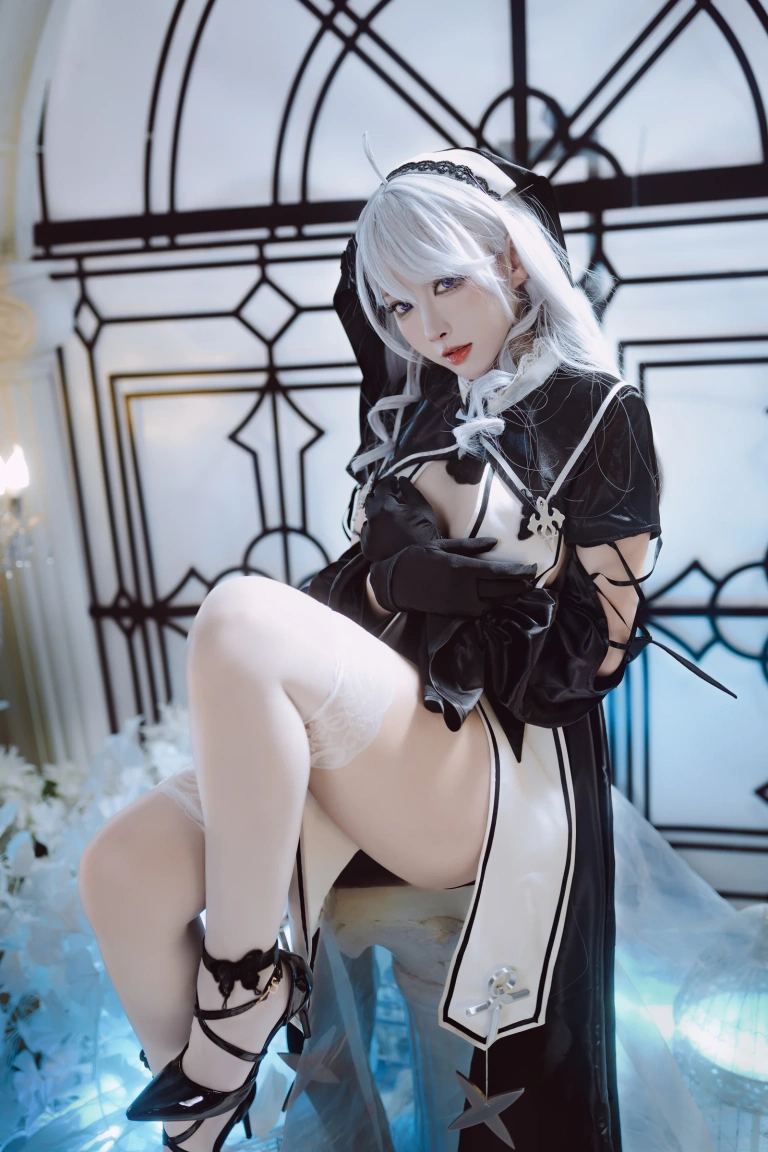 宮本桜《碧蓝航线 阿尔及利亚Meta》写真图集 21P｜在线预览与图包下载
