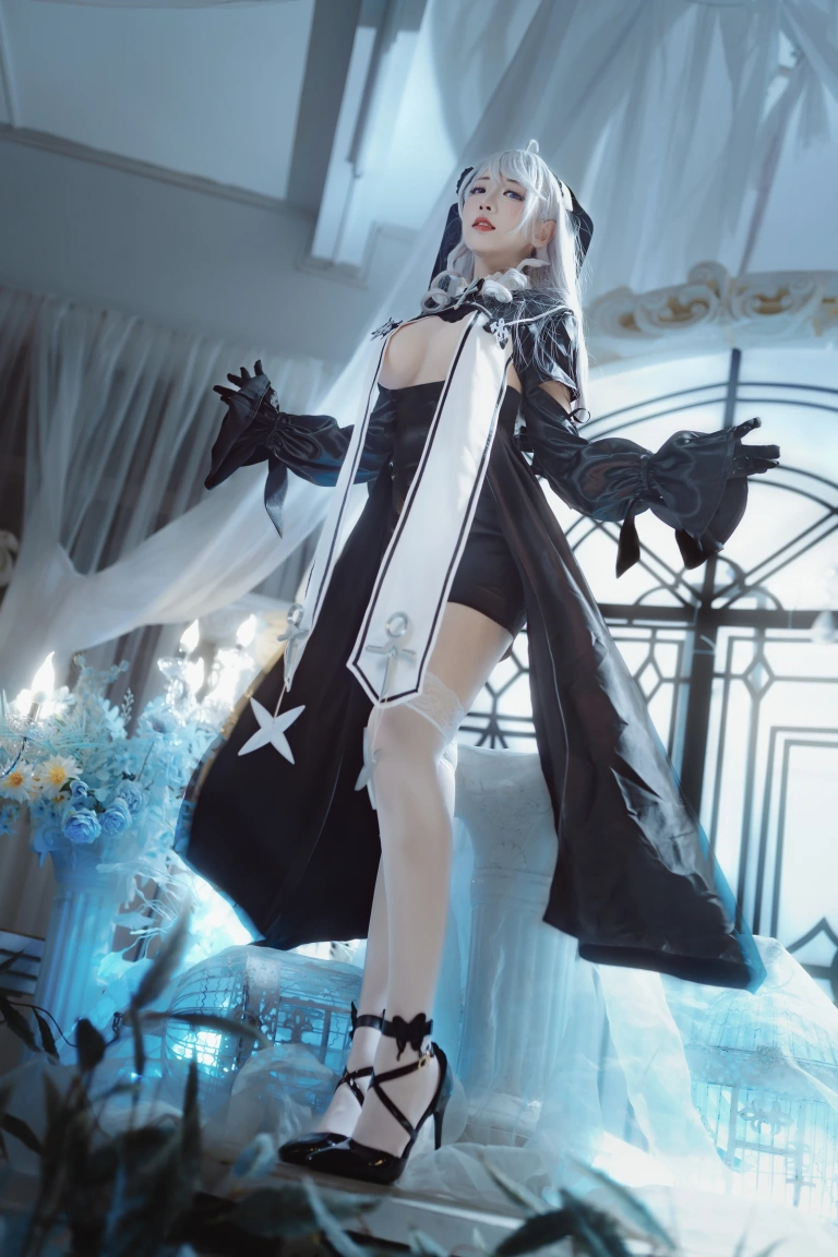 宮本桜《碧蓝航线 阿尔及利亚Meta》写真图集 21P｜在线预览与图包下载
