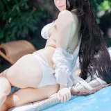 屿鱼《碧蓝航线 樫野泳装》写真图集 25P｜在线预览与图包下载