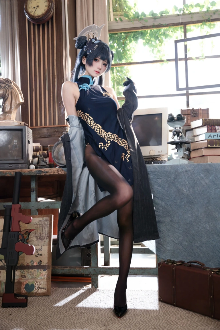 九柒喵《蔚蓝档案 妃咲原皮》写真图集 54P｜在线预览与图包下载