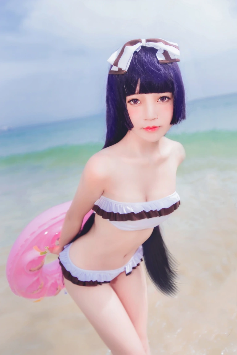 桜桃喵《五更琉璃 泳装》写真图集 21P｜在线预览与图包下载