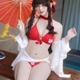 屿鱼《花泳装》写真图集 80P｜在线预览与图包下载