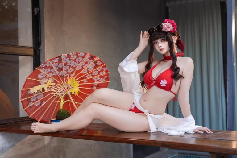 屿鱼《花泳装》写真图集 80P｜在线预览与图包下载