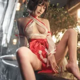 阿包也是兔娘《温泉巫女》写真图集 24P｜在线预览与图包下载