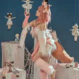 七月喵子《幻想兽娘集日食 蒂迟亚希》写真图集 24P｜在线预览与图包下载