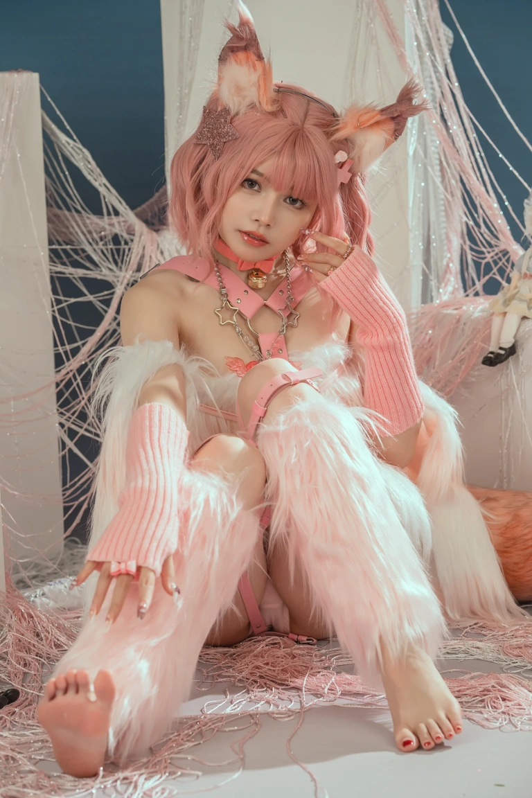 七月喵子《幻想兽娘集日食 蒂迟亚希》写真图集 24P｜在线预览与图包下载