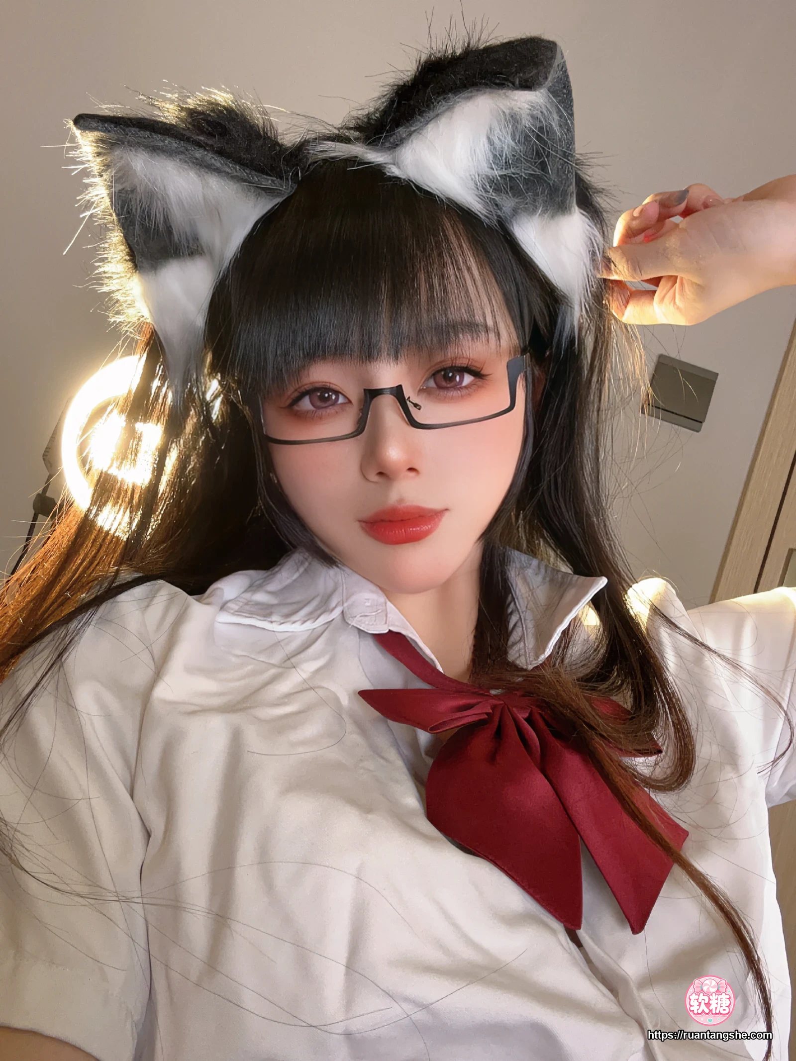 九言 九言 NO.036 - 猫耳娘的裙底