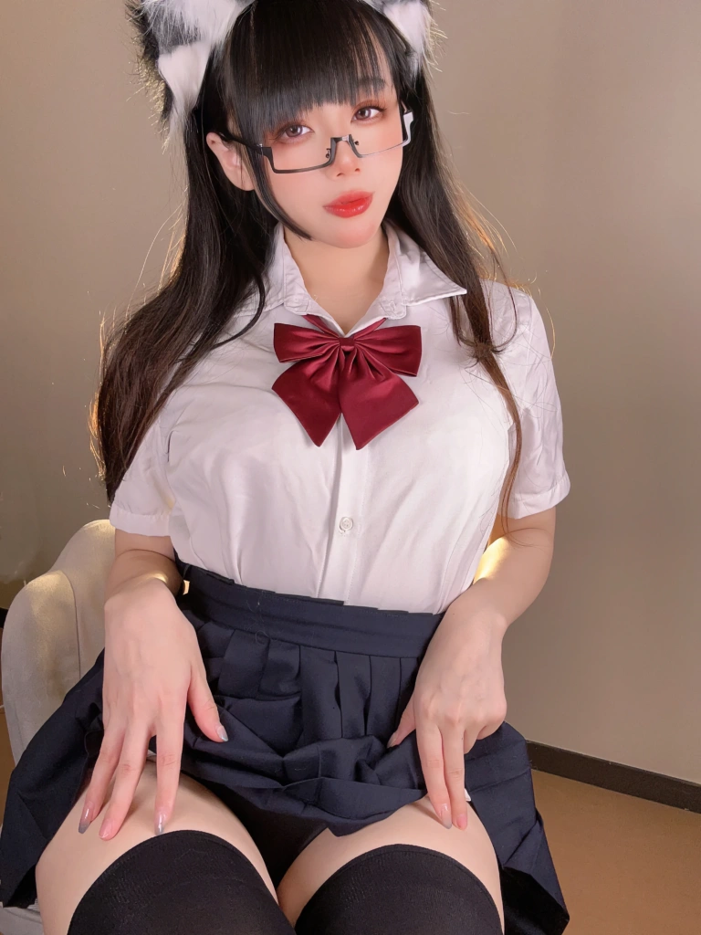 九言《猫耳娘的裙底》写真图集 36P+5V｜在线预览与图包下载