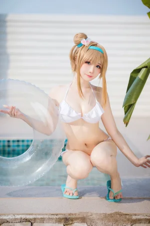 焖焖碳《少女前线 索米泳装》写真图集 46P｜在线预览与图包下载