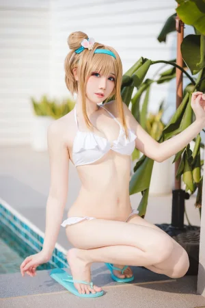焖焖碳《少女前线 索米泳装》写真图集 46P｜在线预览与图包下载