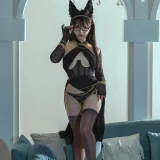 七月喵子《幻想兽娘集日食 帕尼卡多拉》写真图集 20P｜在线预览与图包下载