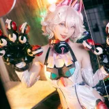 花铃《交错战线 绯猁机甲猫猫》写真图集 20P｜在线预览与图包下载