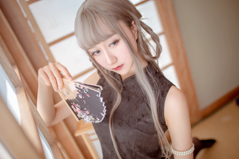 木棉棉《魔女旗袍（&小野妹子）》写真图集 24P｜在线预览与图包下载