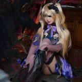 阿包也是兔娘《原神 中二皇女》写真图集 53P｜在线预览与图包下载