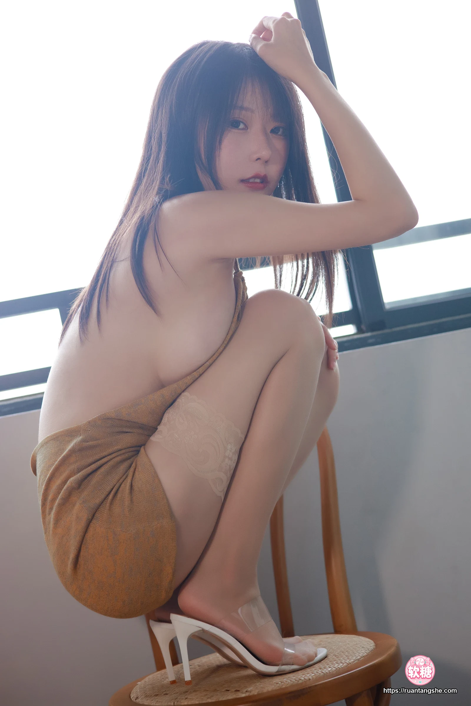 香草喵露露 香草喵露露 NO.039 - 杨枝甘露 露背裙裙
