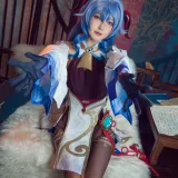 阿包也是兔娘《2021.11月舰长图包 原神 甘雨》写真图集 30P｜在线预览与图包下载