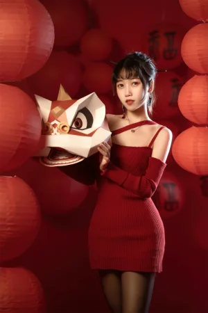 不呆猫《2022年春节》写真图集 22P｜在线预览与图包下载