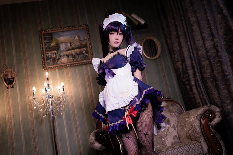 阿包也是兔娘《莫娜女仆》写真图集 36P｜在线预览与图包下载