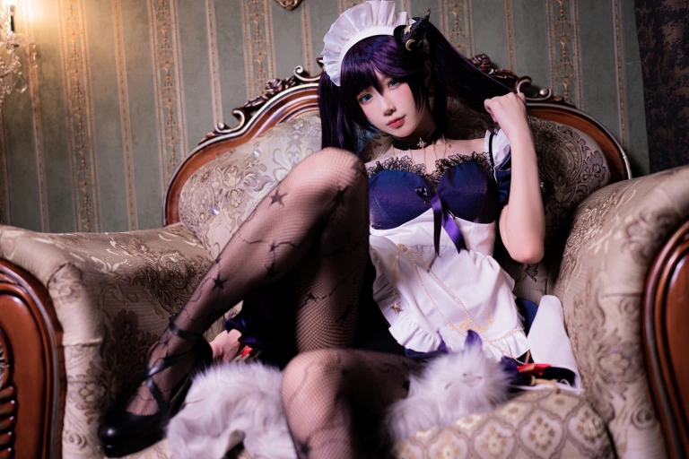 阿包也是兔娘《莫娜女仆》写真图集 36P｜在线预览与图包下载