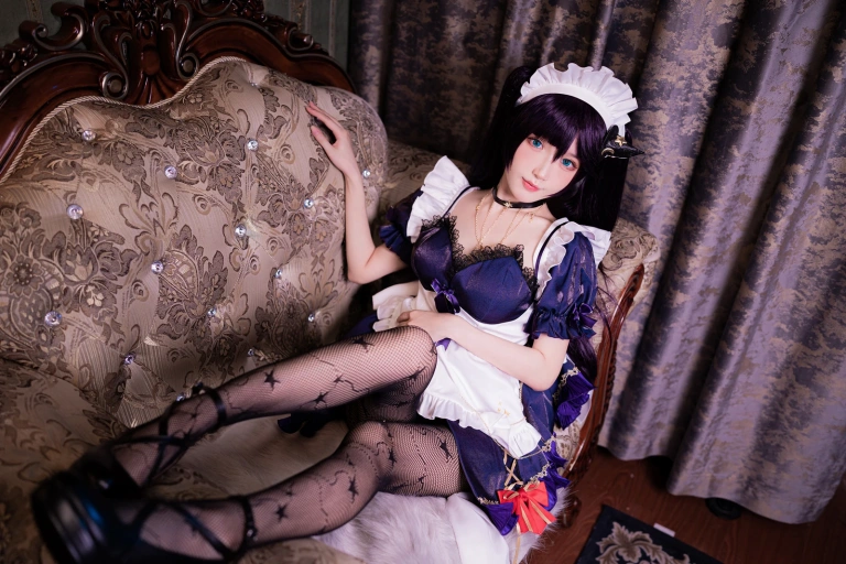 阿包也是兔娘《莫娜女仆》写真图集 36P｜在线预览与图包下载