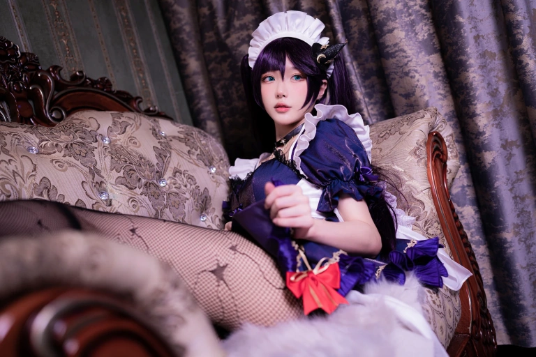阿包也是兔娘《莫娜女仆》写真图集 36P｜在线预览与图包下载