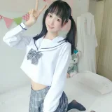 木棉棉《灰格子jk》写真图集 21P+1V｜在线预览与图包下载