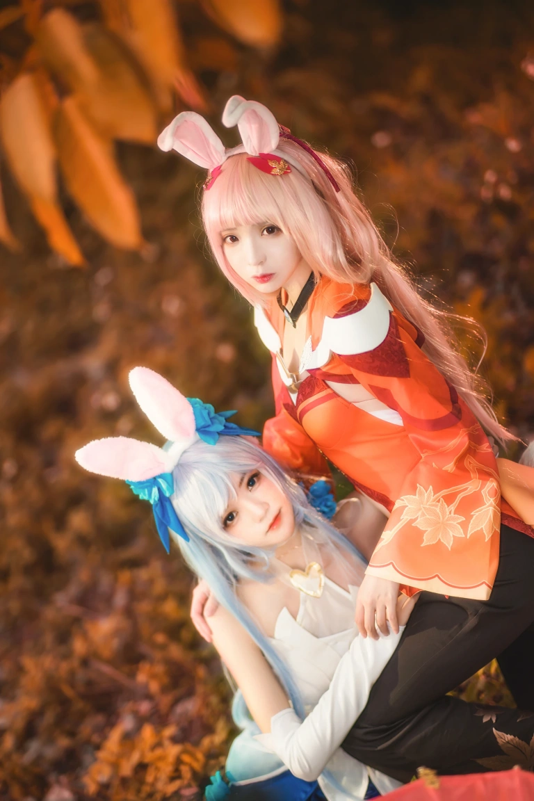 桜桃喵《双人公孙离（桜桃喵&疯猫ss）》写真图集 16P｜在线预览与图包下载