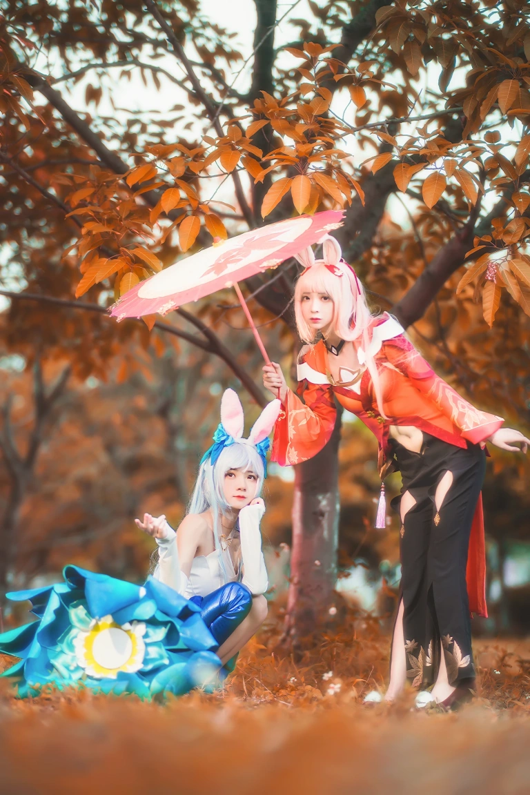 桜桃喵《双人公孙离（桜桃喵&疯猫ss）》写真图集 16P｜在线预览与图包下载