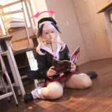 屿鱼《碧蓝档案 下江小春原皮》写真图集 33P｜在线预览与图包下载