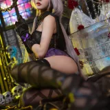 阿包也是兔娘《午夜瞌睡魔女》写真图集 40P｜在线预览与图包下载