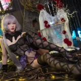阿包也是兔娘《午夜瞌睡魔女》写真图集 40P｜在线预览与图包下载