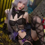 阿包也是兔娘《午夜瞌睡魔女》写真图集 40P｜在线预览与图包下载