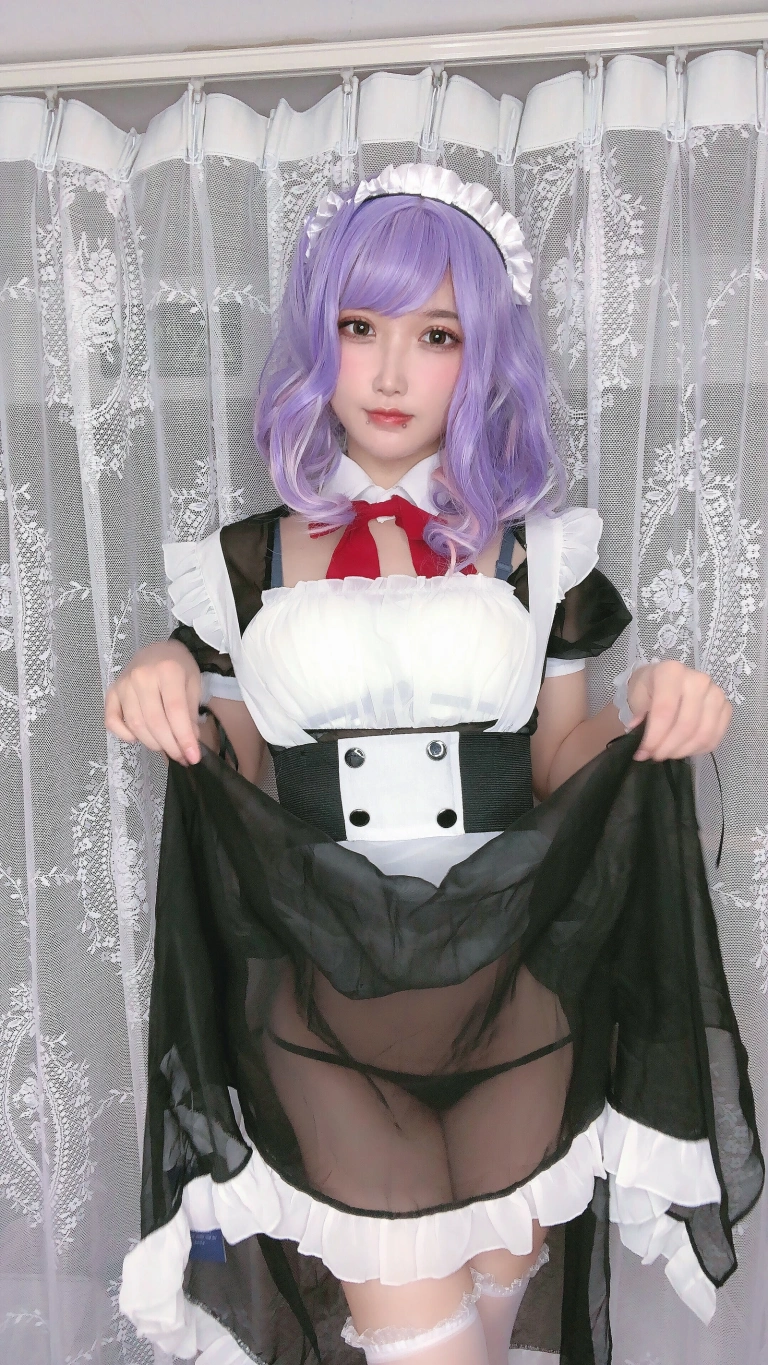 阿包也是兔娘《自拍女仆》写真图集 10P｜在线预览与图包下载
