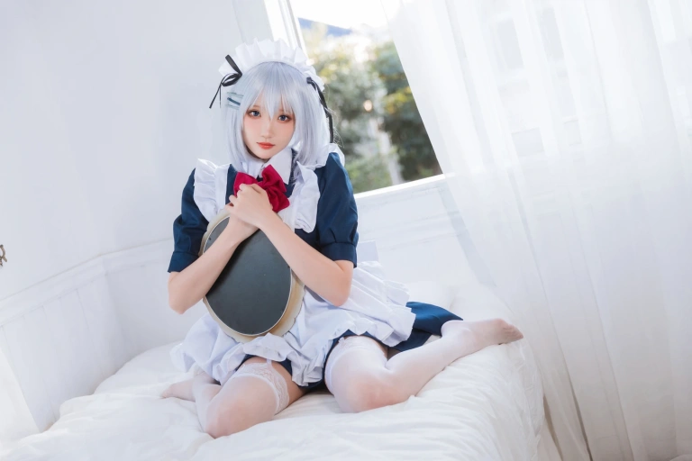 瓜希酱《折纸女仆》写真图集 22P｜在线预览与图包下载