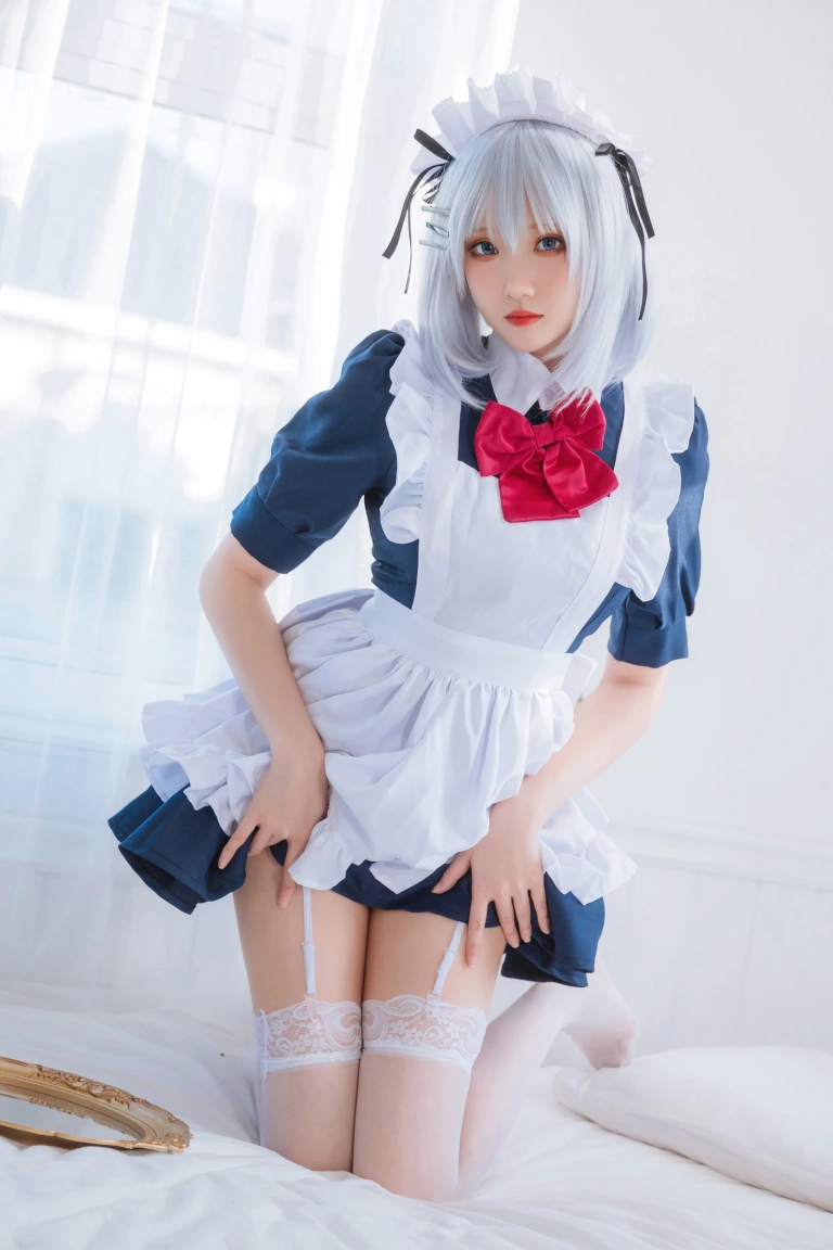 瓜希酱《折纸女仆》写真图集 22P｜在线预览与图包下载