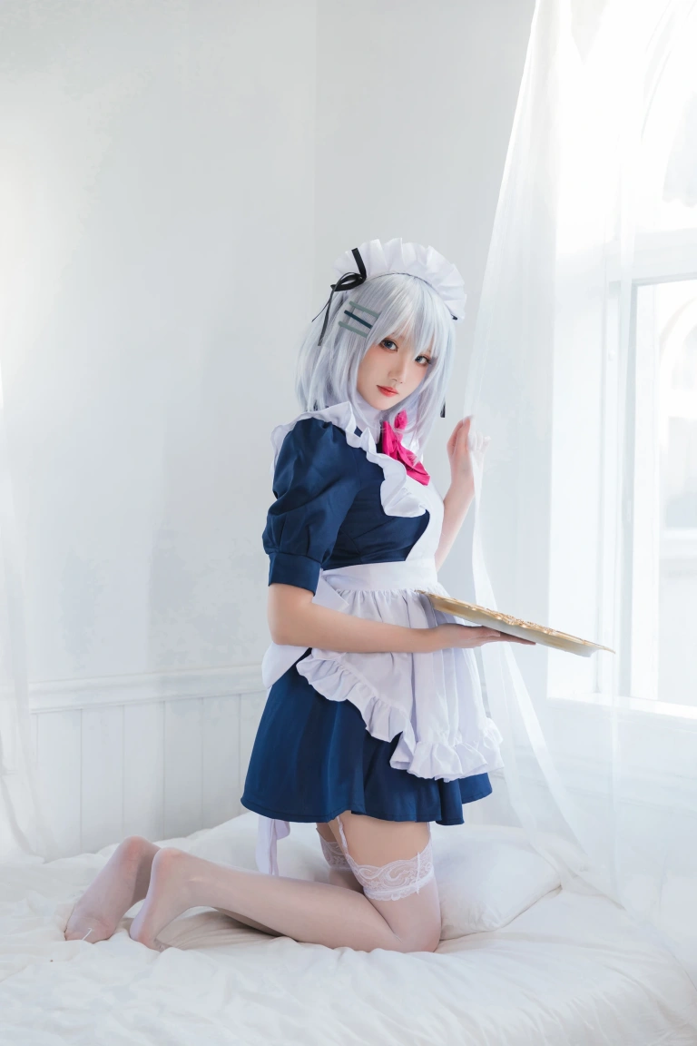 瓜希酱《折纸女仆》写真图集 22P｜在线预览与图包下载