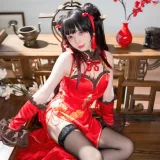 花铃《时崎狂三旗袍》写真图集 66P｜在线预览与图包下载