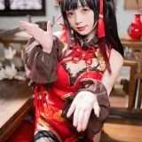 花铃《时崎狂三旗袍》写真图集 66P｜在线预览与图包下载