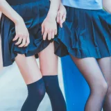 桜桃喵《JK百合2（桜桃喵&疯猫ss）》写真图集 33P｜在线预览与图包下载