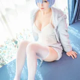 星之迟迟《蕾姆猫娘睡衣》写真图集 14P｜在线预览与图包下载