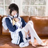 九柒喵《星光咖啡馆与死神之蝶 枣子姐女仆》写真图集 23P｜在线预览与图包下载